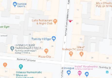 Citylight A in Odessa Ekaterininskaa st., 21 A scheme