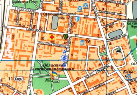 Citylight A in Odessa, 1.8x1.2  Sevcenka prosp.,4a, BC "Sevcenkivs'kij" navproti scheme