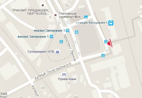 Prismatron, Prism A in Zaporizhzhya, 3x6  Zaporiz'kij z/d vokzal, pisohidnij perehid - 480732 scheme