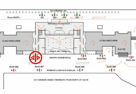 Citylight A in Dnipro (Dnipropetrovsk) Privokzal'naa plosad' scheme