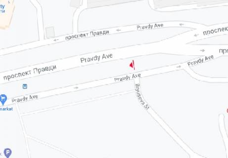Prismatron, Prism A in Kyiv, 3x6  Pravdi av. (na rozpodiluvaci) - 478011 scheme
