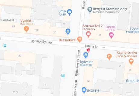 Pillar, Pillar A in Odessa, 3x1.5  Bunina st., No21 - Risel'evskaa A scheme