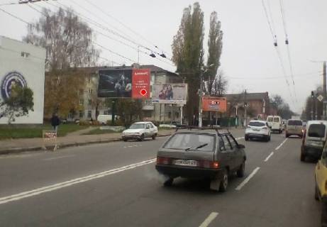 Billboard B in Zhytomyr Hlibna st., 24 - M. Grusevs'kogo st. Photo 1