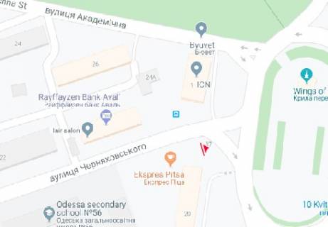 Prismatron, Prism A in Odessa 10-go Aprela - Cernahovskogo pravaa - 13322 scheme