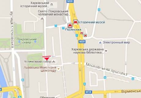 Scrolller, Scroll A in Kharkiv Universitetskaa st. - Sobornyj spusk (naprotiv) - 320885 scheme