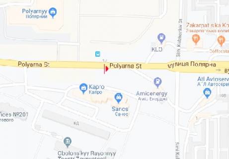 Prismatron, Prism B in Kyiv, 3x6  Polarna st., 8e - 395135 scheme