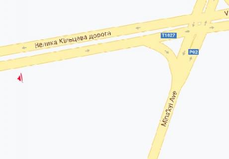 Billboard A in Kyiv, 3x6  Velika Kil'ceva Doroga scheme
