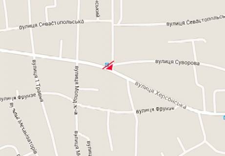 Billboard A in Kherson Hersonskoe sosse, 25 scheme