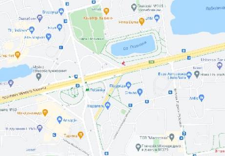 Video Billboard B in Kyiv Bazana av. (pered Grigorenko av.), (razresenie 960h480) - 410648 scheme