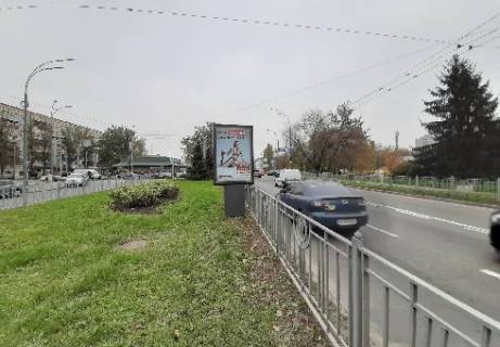 Cityscroll A in Kyiv, 1.86x1.27   Narodnogo Opolcenia st., 1 - Sevastopol'skaa pl., razdelitel' (pravyj) Photo 1