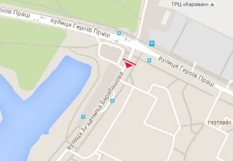 Prismatron, Prism A in Kharkiv Barabasova st. - Geroev Truda st.  - 320837 scheme