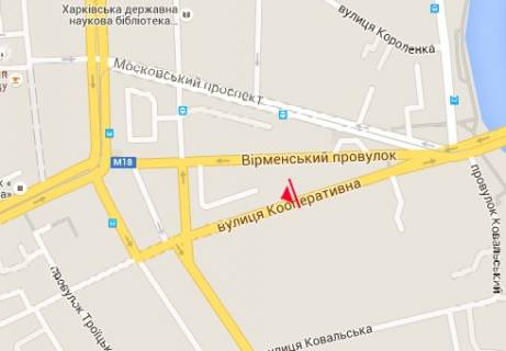 Scrolller, Scroll B in Kharkiv Kooperativnaa st., 20 (naprotiv) - 320882 scheme