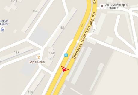 Billboard B in Odessa, 3x6  Semena Palia st., 134 scheme