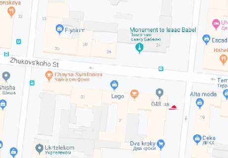 Scrolller, Scroll A in Odessa, 2.3x3.14  Risel'evs'ka st., 26 - 479177 scheme