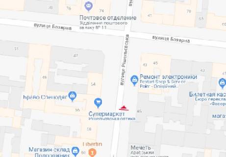 Citylight A in Odessa Risel'evskaa st., 47  scheme