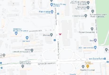 Video Billboard A in Kyiv, 2.32x3.14  Oleni Teligi st., 2, (rozsirenna 480h336) - 410389 scheme