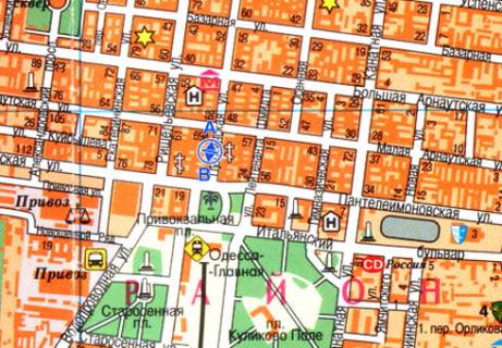 Citylight A in Odessa Puskinskaa st., 74 A scheme