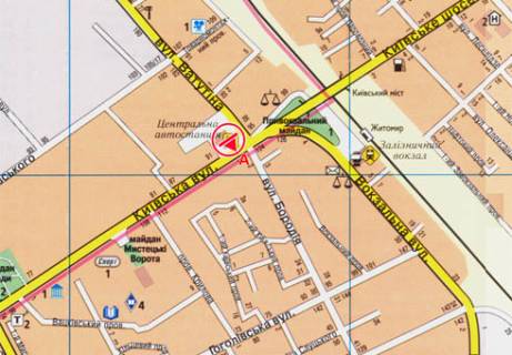 Prismatron, Prism A in Zhytomyr, 3x6  Kiivs'ka st., 93 (pravij) - 9840 scheme