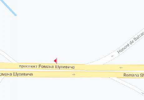 Billboard B in Kyiv, 3x6  Romana Suhevica av. scheme