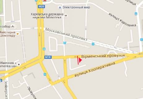 Scrolller, Scroll A in Kharkiv Armanskij per. - Korolenka per. - 320914 scheme