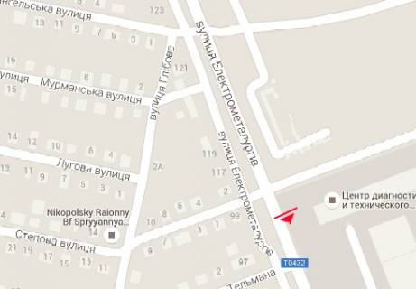 Billboard A in Nikopol Elektrometallurgov av., 93 scheme