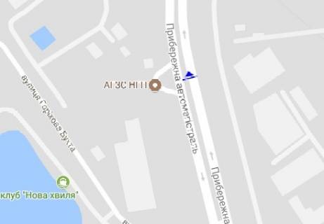 Prismatron, Prism B in Zaporizhzhya Nabereznaa magistral', gazovaa zapravka - 317509 scheme