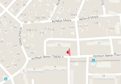 Billboard B in Ivano-Frankivsk, 3x6  Budivel'nikiv st., 9 scheme