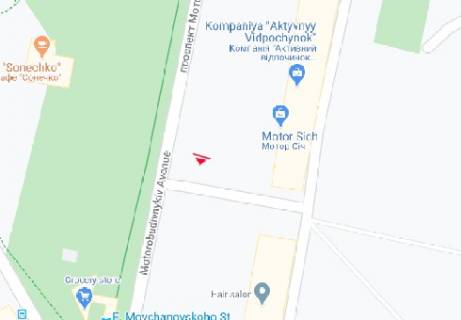 Billboard A in Zaporizhzhya, 3x6  Motorobudivel'nikiv prosp., 32 scheme