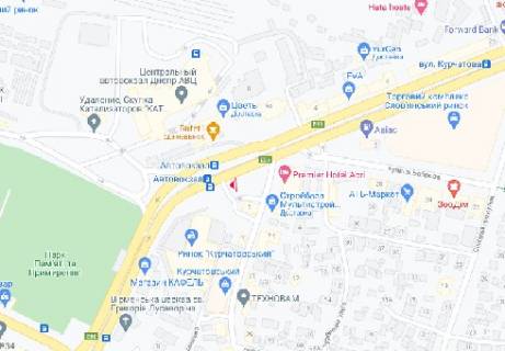 Non-Standard  in Dnipro (Dnipropetrovsk) Kurcatova st., 5 scheme