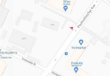 Prismatron, Prism A in Kyiv, 3x6  Povitroflots'kij av., 55/8, (navproti) - 395136 scheme