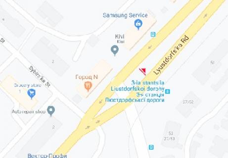 Billboard B in Odessa, 3x6  Lustdorfs'ka doroga, 88v scheme