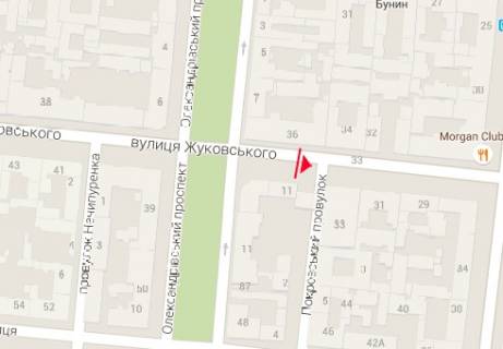 Scrolller, Scroll A in Odessa Zukovskogo st., 33 - Pokrovskij per. - 320318 scheme