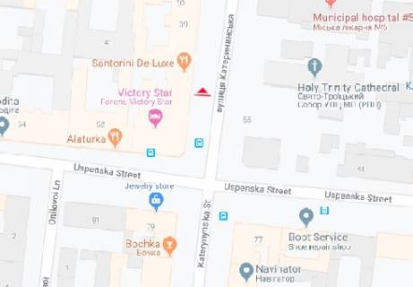 Citylight A in Odessa Ekaterininskaa st., 48 A scheme