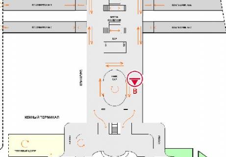 Non-Standard B in Kyiv, 1x0.7  Konkors (Pivdennij terminal) scheme