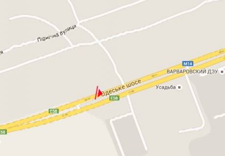 Billboard A in Mykolaiv Odesskaa trassa - vyezd  scheme
