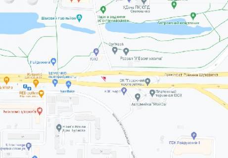 Video Billboard A in Kyiv Vatutina av., 14a (na razdelitele), (razresenie 720h360) - 410737 scheme