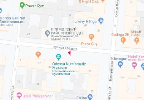 Pillar, Pillar A in Odessa Greceskaa st., No31 (Kokon) A scheme