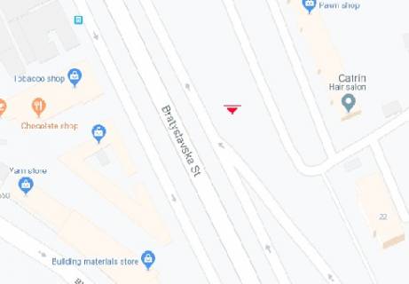 Billboard A in Kyiv, 3x6  Bratislavs'ka st., 24 scheme