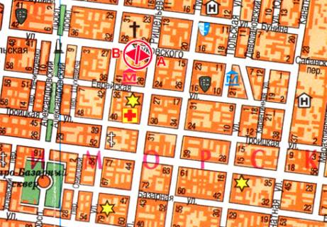 Scrolller, Scroll A in Odessa, 2.32x3.14  Zukovskogo st., 21 - Risel'evskaa st. - 13359 scheme