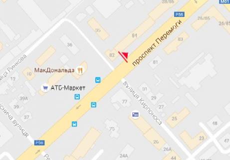 Scrolller, Scroll A in Chernihiv Pobedy av., 82 - Kirponosa st. - 321485 scheme