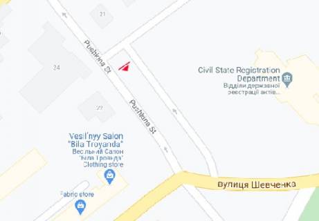 Prismatron, Prism A in Chernihiv Puskina st., 21 - 321473 scheme