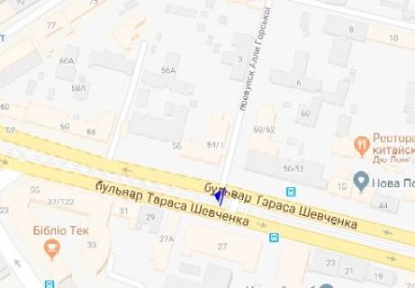 Citylight  in Kyiv Sevcenko b-r. scheme