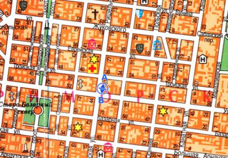 Citylight B in Odessa Risel'evskaa, 33 B scheme