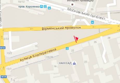 Scrolller, Scroll A in Kharkiv Kooperativnaa st., 24 (naprotiv) - 320970 scheme