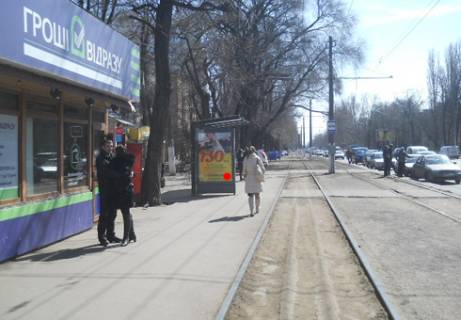 Citylight B in Odessa, 1.8x1.2  6-a st.B.Fontana (v gorod) V ostanovka Photo 1