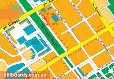 Backlight B in Chernihiv Miru prosp., 47 scheme