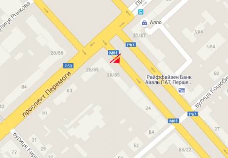 Backlight B in Chernihiv Miru prosp., 26/85 scheme