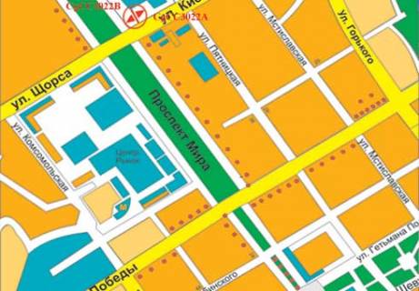 Backlight B in Chernihiv Kiivs'ka st., 3 scheme