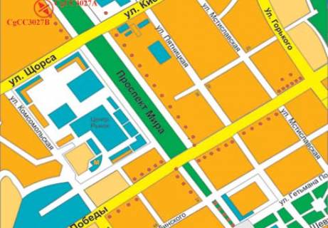 Backlight A in Chernihiv Peremogi prosp., 44 scheme