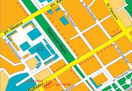 Backlight B in Chernihiv Peremogi prosp., 73 scheme